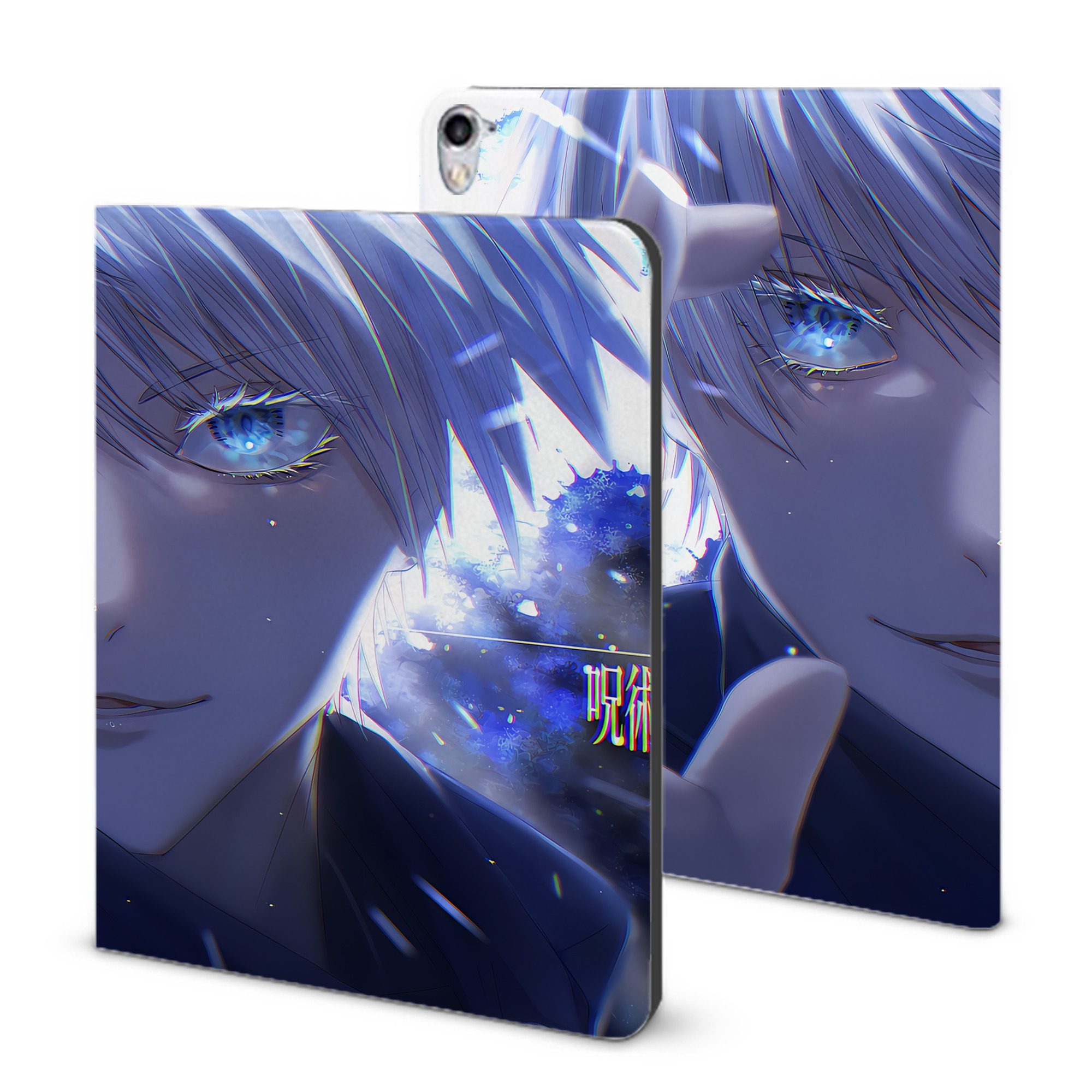 （画像用） 呪術廻戦 Jujutsu Kaisen IPad ケース ブック型 PUレザー TPU 耐衝撃 軽量 薄型 ペン収納なし 全面保護 IPad 各モデル対応